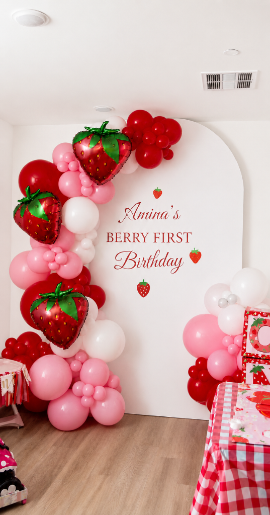 Amina’s "Berry First Birthday" Backdrop